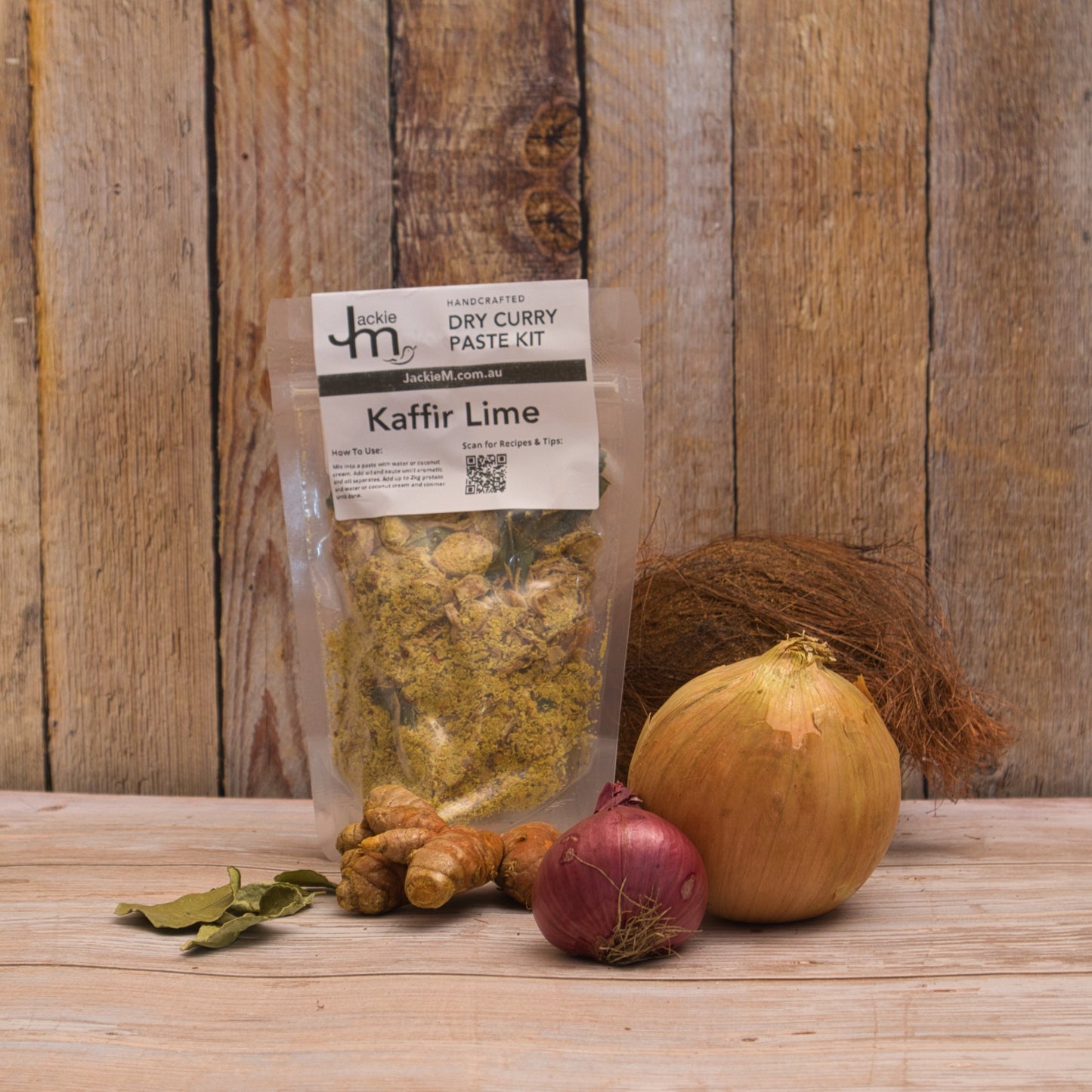 Handcrafted - Kaffir Lime Dry Curry Paste Kit
