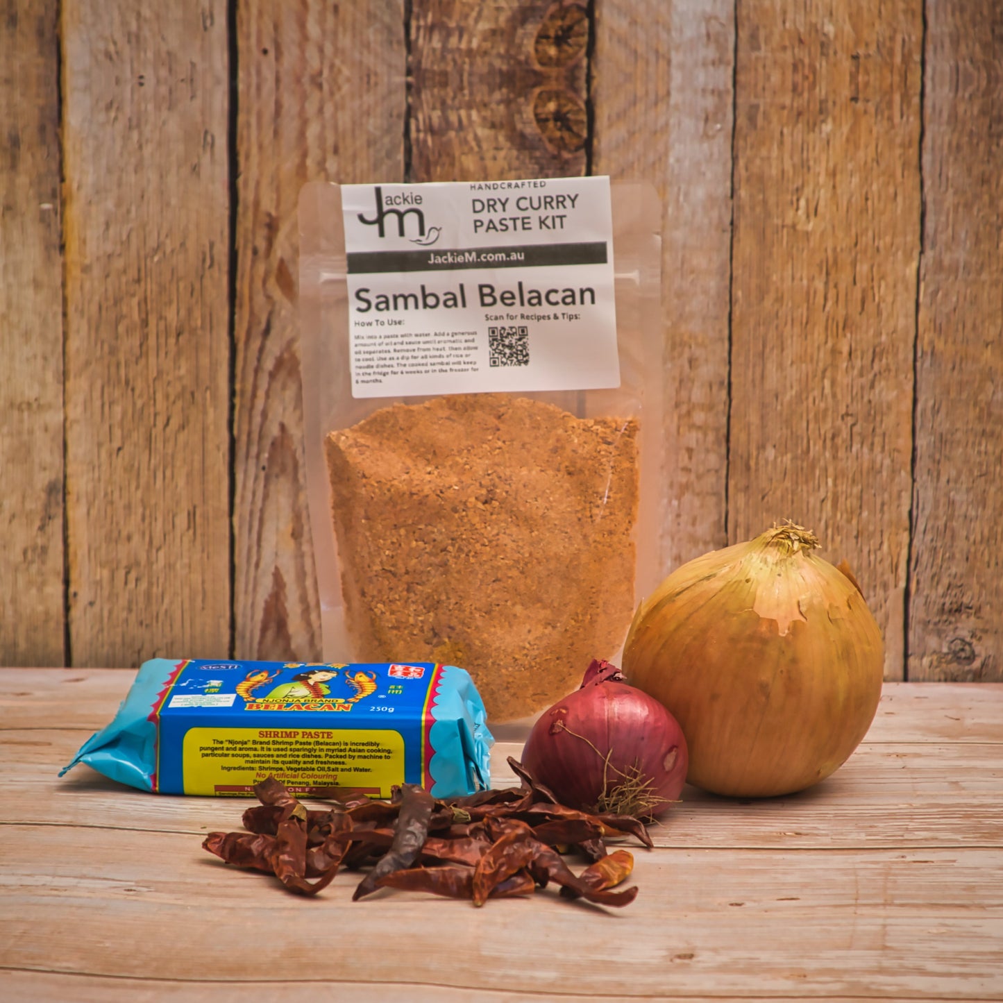 Handcrafted - Dry Sambal Belacan Kit (Original Recipe)